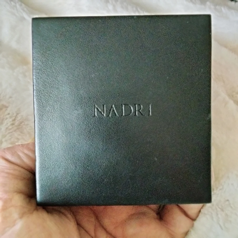 NADRI HALO RODIUM PLATED RING #10 - Picture 7 of 11